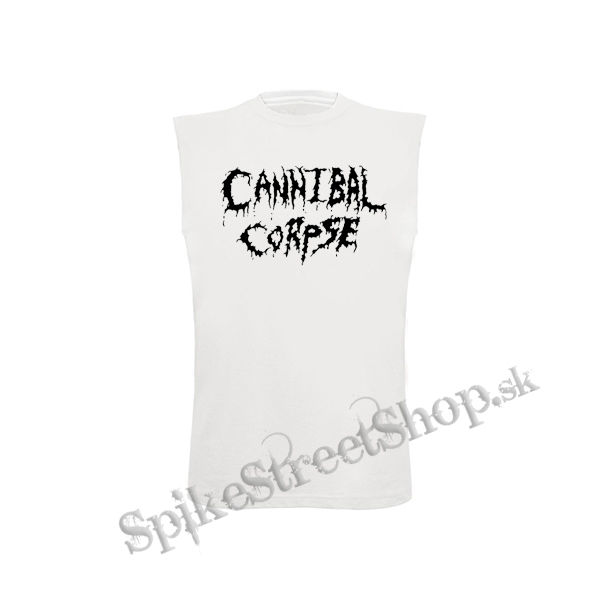 CANNIBAL CORPSE - Old School Logo Black - biele detské tričko bez rukávov