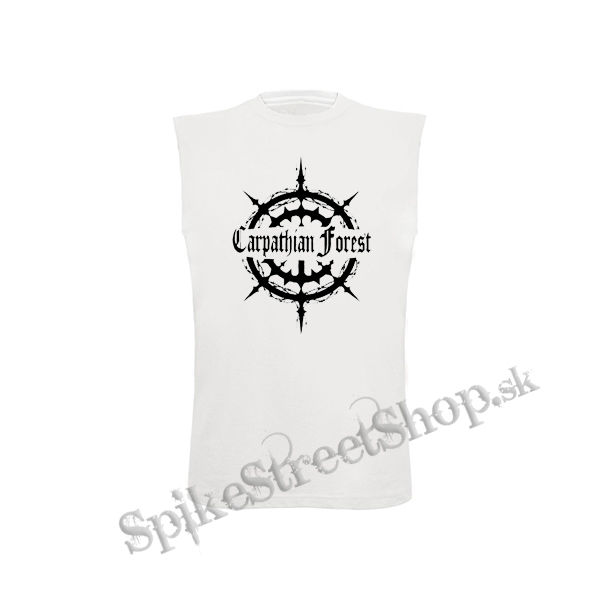 CARPATHIAN FOREST - Black Logo - biele detské tričko bez rukávov
