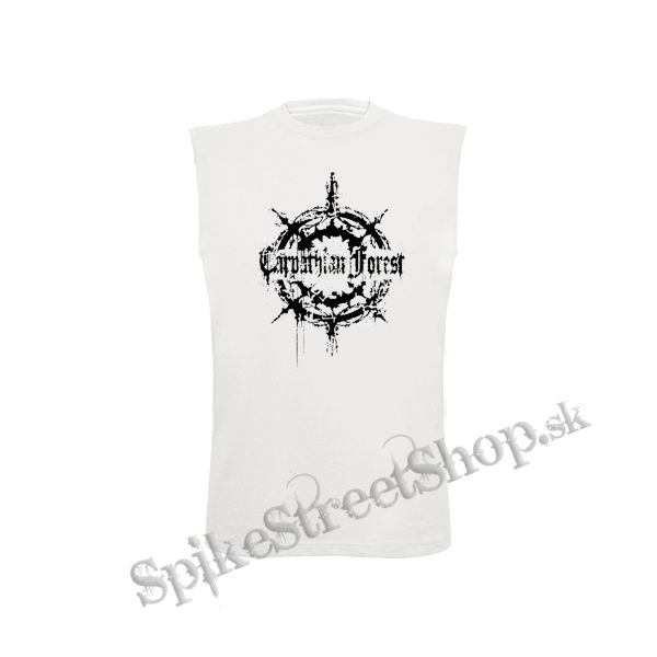 CARPATHIAN FOREST - Circle Logo - biele detské tričko bez rukávov