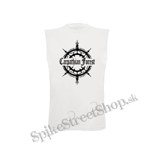 CARPATHIAN FOREST - Logo - biele detské tričko bez rukávov