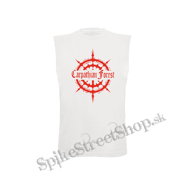 CARPATHIAN FOREST - Red Logo - biele detské tričko bez rukávov