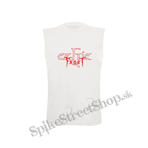 CELTIC FROST - Logo Red - biele detské tričko bez rukávov