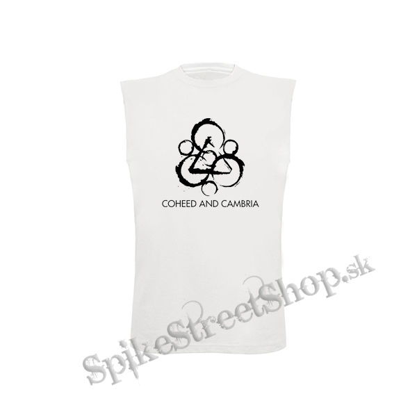COHEED AND CAMBRIA - Logo Crest - biele detské tričko bez rukávov