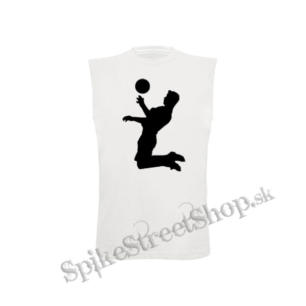 CRISTIANO RONALDO - Silhouette - biele detské tričko bez rukávov