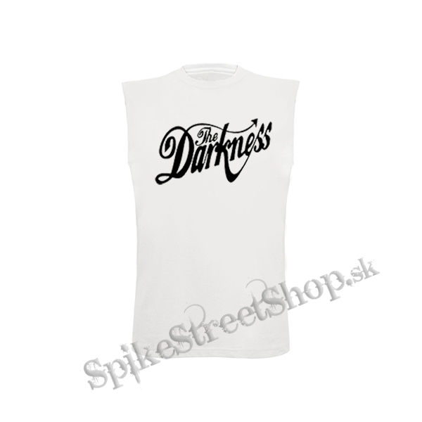 DARKNESS - Logo - biele detské tričko bez rukávov