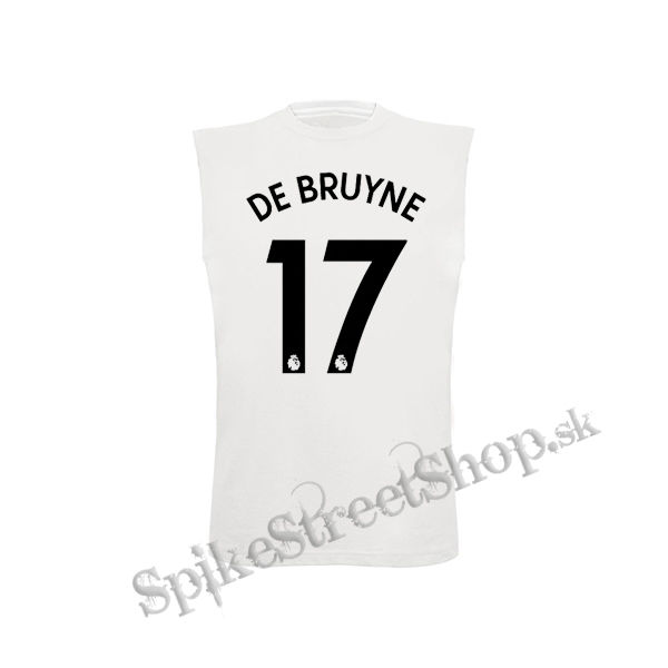 DE BRUYNE - 17 - biele detské tričko bez rukávov
