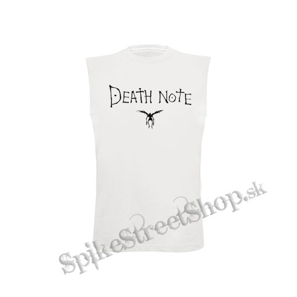 DEATH NOTE - Logo - biele detské tričko bez rukávov