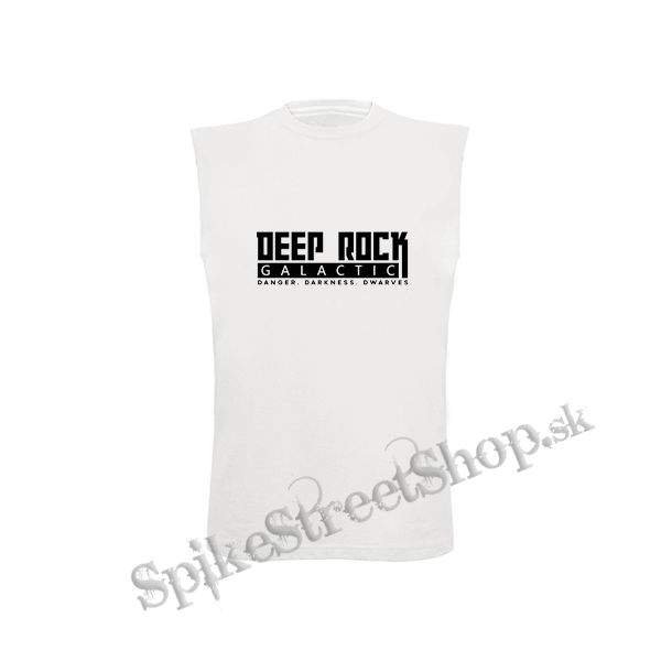 DEEP ROCK GALACTIC - Logo - biele detské tričko bez rukávov