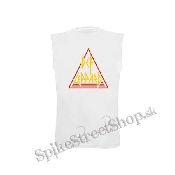 DEF LEPPARD - Color Logo - biele detské tričko bez rukávov