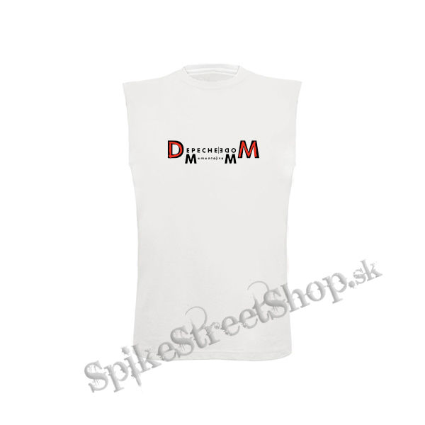 DEPECHE MODE - Memento Mori Logo Crest - biele detské tričko bez rukávov