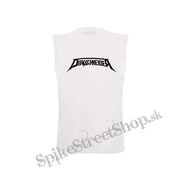 DIRKSCHNEIDER - Logo - biele detské tričko bez rukávov