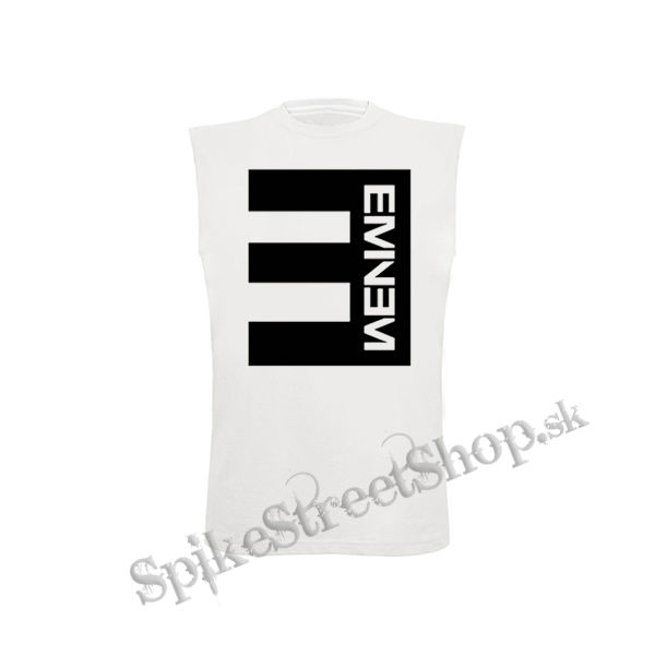 EMINEM - Logo Crest - biele detské tričko bez rukávov
