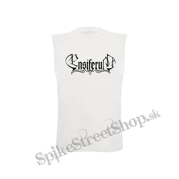 ENSIFERUM - Logo - biele detské tričko bez rukávov