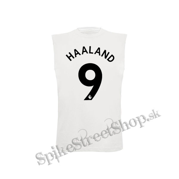 ERLING HAALAND - 9 - biele detské tričko bez rukávov