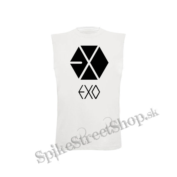EXO - Logo - biele detské tričko bez rukávov