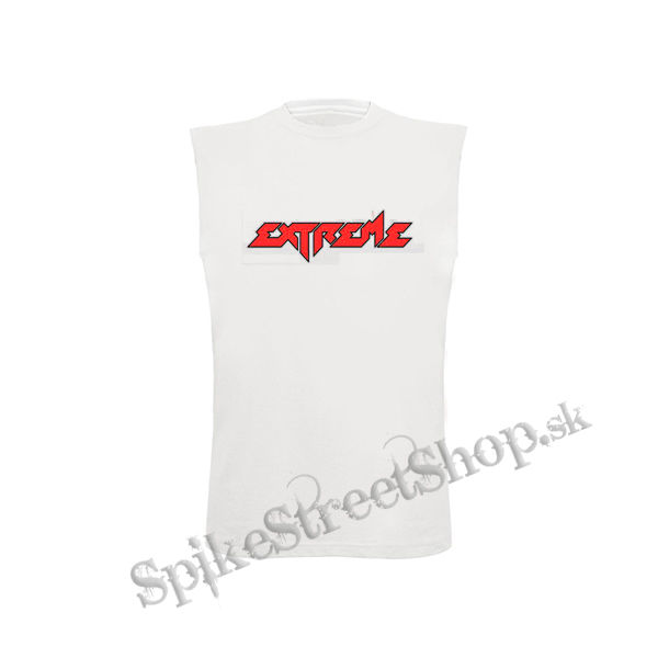 EXTREME - Logo Red Black Hardrock Band - biele detské tričko bez rukávov