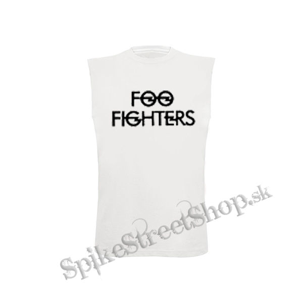 FOO FIGHTERS - Logo - biele detské tričko bez rukávov