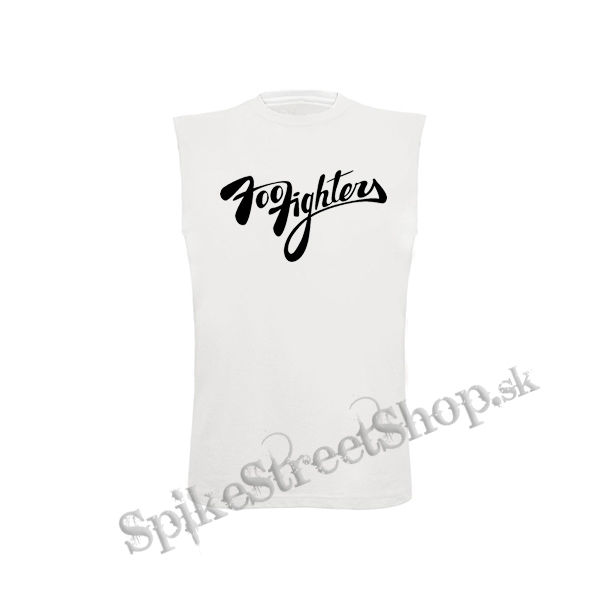 FOO FIGHTERS - Logo Name - biele detské tričko bez rukávov