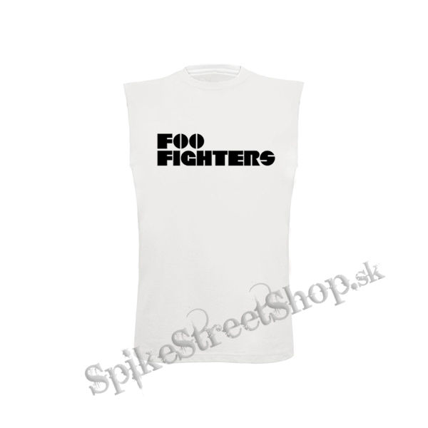 FOO FIGHTERS - Logo Present - biele detské tričko bez rukávov