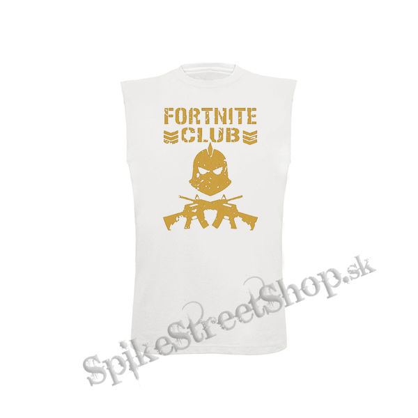 FORTNITE CLUB - biele detské tričko bez rukávov