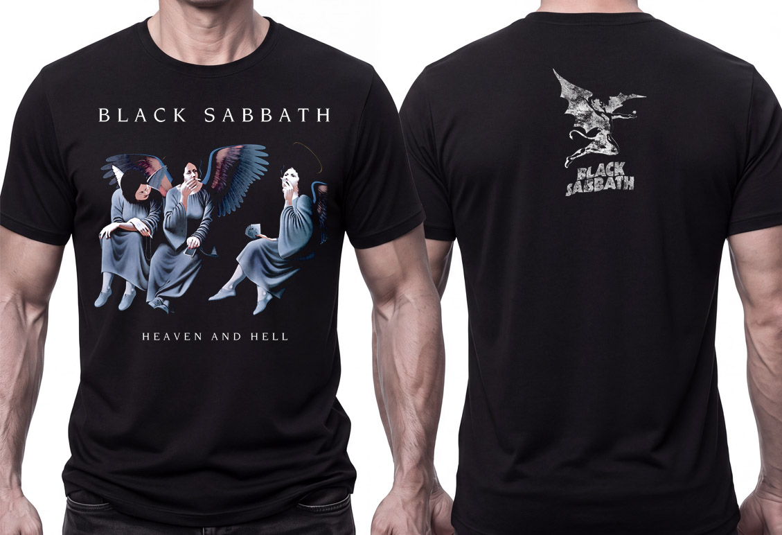 BLACK SABBATH - Heaven And Hell - čierne pánske tričko