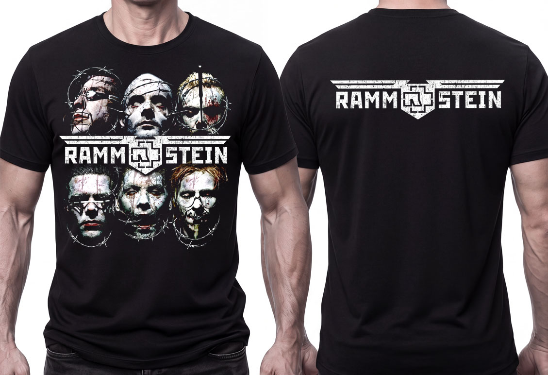 RAMMSTEIN - Sehnsucht Band - čierne pánske tričko