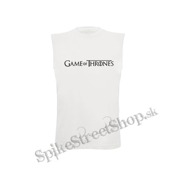 GAME OF THRONES - Logo - biele detské tričko bez rukávov