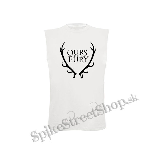 GAME OF THRONES - OURS IS THE FURY - Logo - biele detské tričko bez rukávov
