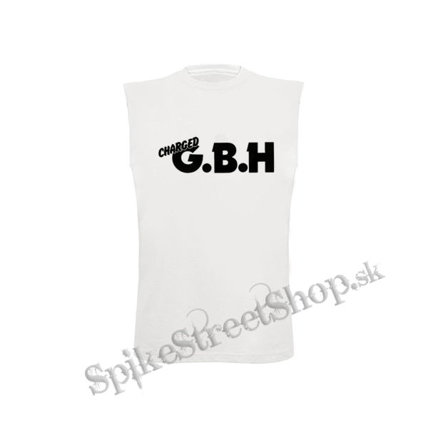 GBH - Logo - biele detské tričko bez rukávov