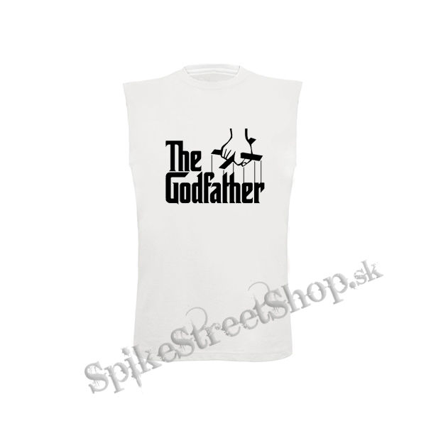 GODFATHER - Logo - biele detské tričko bez rukávov
