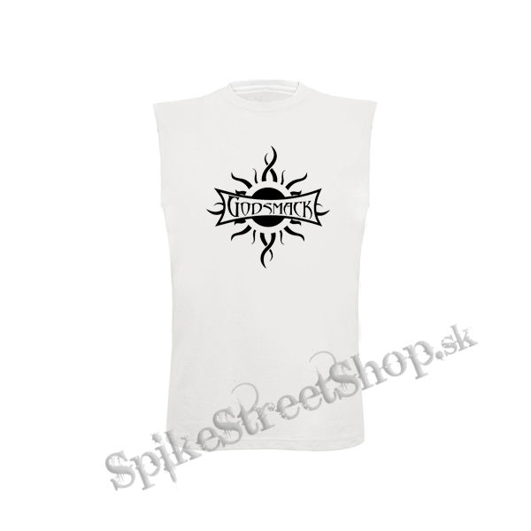 GODSMACK - Logo Crest - biele detské tričko bez rukávov