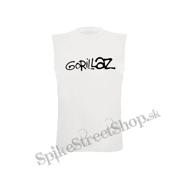 GORILLAZ - Logo - biele detské tričko bez rukávov