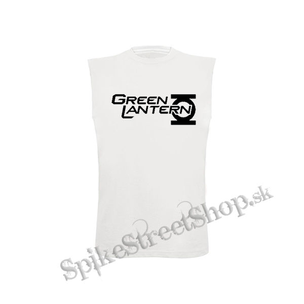 GREEN LANTERN - Logo - biele detské tričko bez rukávov