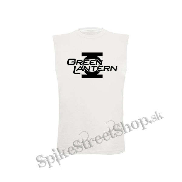 GREEN LANTERN - Logo Motive 2 - biele detské tričko bez rukávov