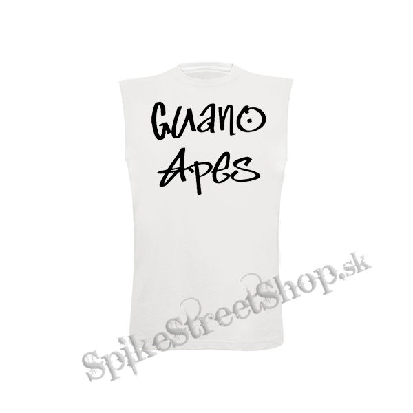 GUANO APES - Logo Black - biele detské tričko bez rukávov