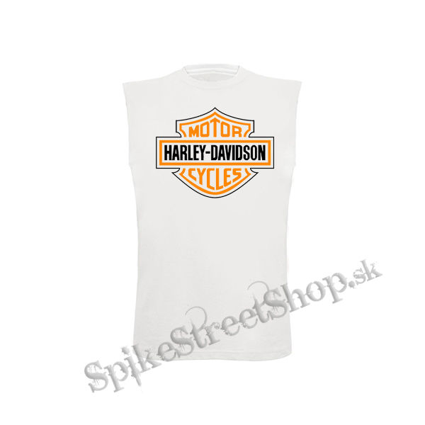 HARLEY-DAVIDSON MOTORCYCLES - biele detské tričko bez rukávov