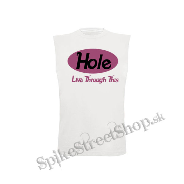 HOLE - Live Through This - biele detské tričko bez rukávov