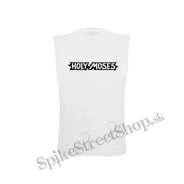HOLY MOSES - Logo - biele detské tričko bez rukávov