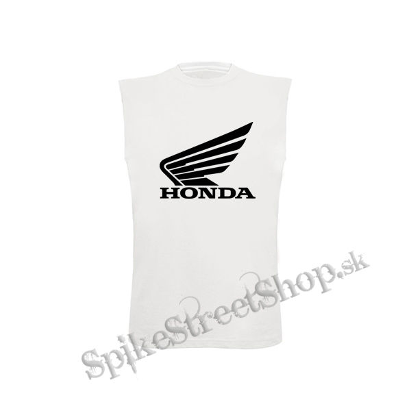 HONDA - Logo - biele detské tričko bez rukávov