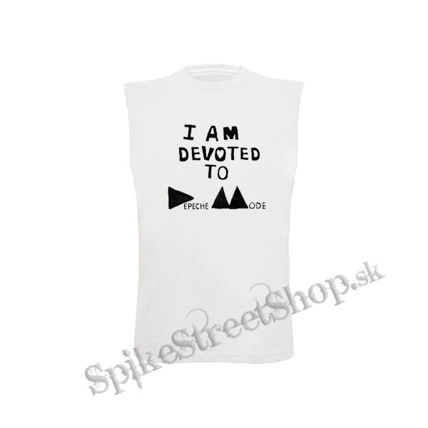 I AM DEVOTED TO DEPECHE MODE - biele detské tričko bez rukávov