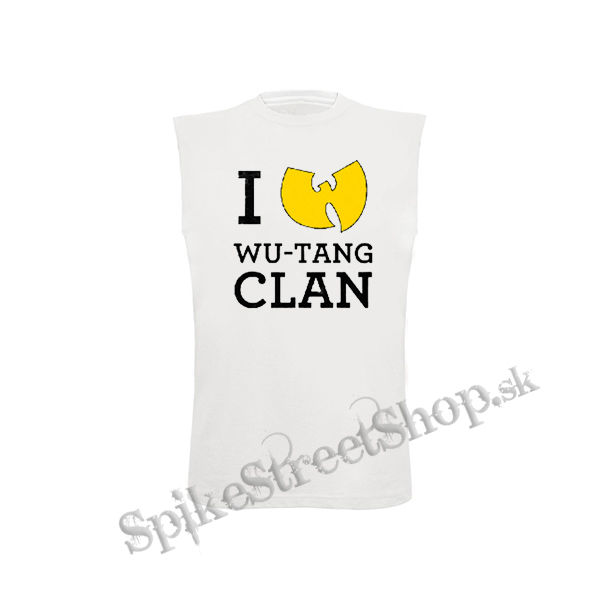 I LOVE WU TANG - biele detské tričko bez rukávov