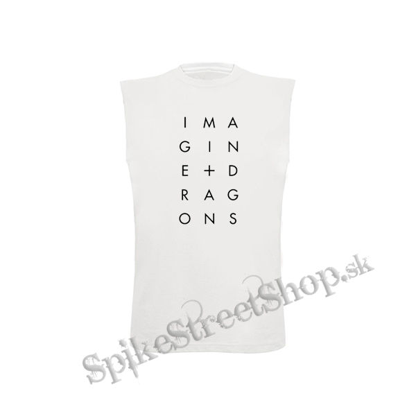IMAGINE DRAGONS - Boxes - biele detské tričko bez rukávov