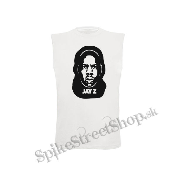 JAY Z -  Logo & Portrait - biele detské tričko bez rukávov