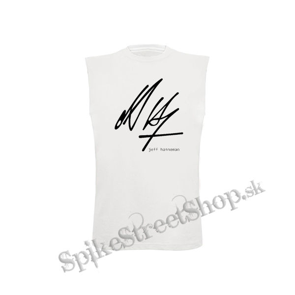 JEFF HANNEMAN - Signature - biele detské tričko bez rukávov
