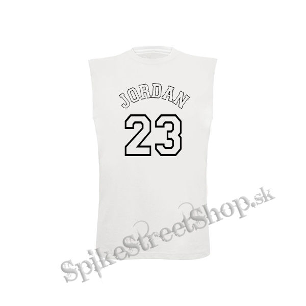 JORDAN 23 - Logo Motive 2 - biele detské tričko bez rukávov