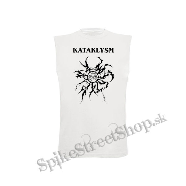 KATAKLYSM - Tribal Logo - biele detské tričko bez rukávov