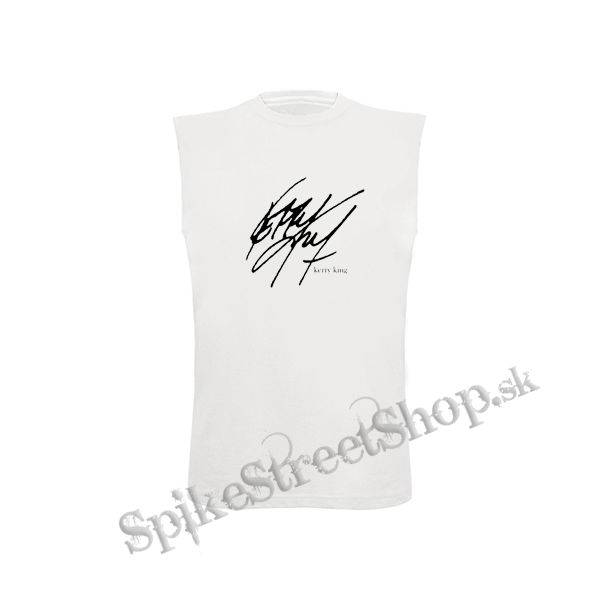 KERRY KING - Signature - biele detské tričko bez rukávov
