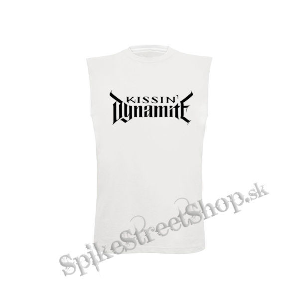 KISSIN DYNAMITE - Logo Band - biele detské tričko bez rukávov