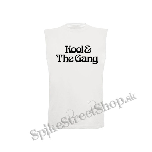 KOOL & THE GANG - Logo Band - biele detské tričko bez rukávov