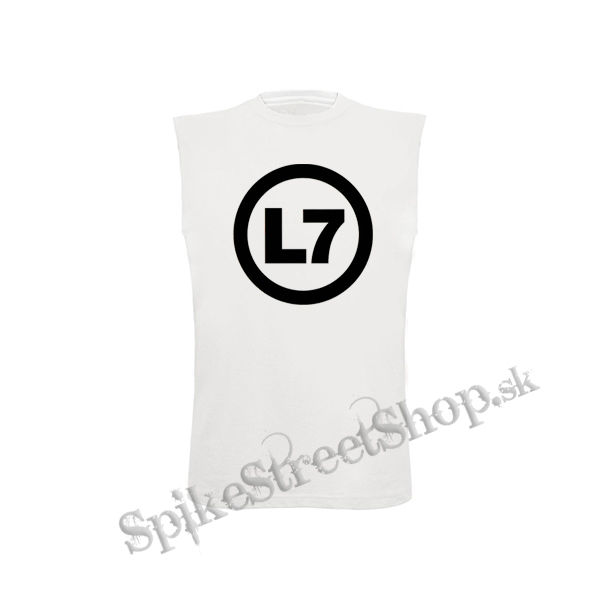 L7 - Logo Band - biele detské tričko bez rukávov